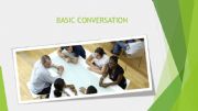 English powerpoint: Basic Conversation
