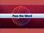English powerpoint: Pass the word game