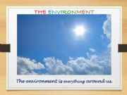 English powerpoint: The Environment