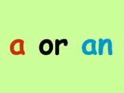 English powerpoint: A or An