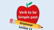English powerpoint: Verb to be simple past 