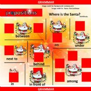 English powerpoint: Prepositions of Place with Santa Claus