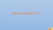 English powerpoint: COLOURS
