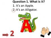 English powerpoint: Questions for kindergarten