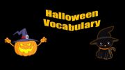 English powerpoint: Halloween Vocabulary 