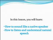 English powerpoint: Accent training-American