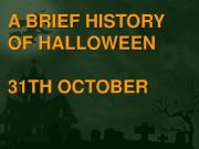 English powerpoint: Halloween history