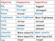 English powerpoint: COMPARATIVES