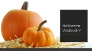 English powerpoint: Halloween Vocabulary