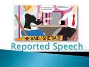 English powerpoint: Repoted Speech Rules 