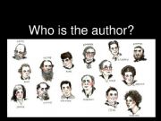 English powerpoint: Famous Authors
