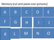 English powerpoint: Memory Template