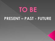English powerpoint: To be - Present- Past - Future