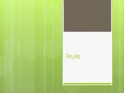 English powerpoint: Fruits