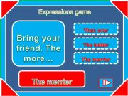 English powerpoint: Expressions Game