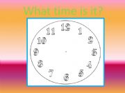 English powerpoint: telling time