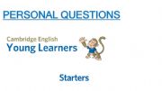 English powerpoint: Open Questions starters 