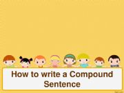 English powerpoint: Compound Sentence