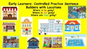 English powerpoint: Early Learners Sentence Builders LOCATIONS he she they