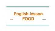 English powerpoint: Food vocabulary 