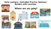 English powerpoint: Early Learners Sentence Builders LOCATIONS
