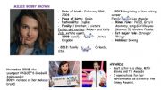 English powerpoint: Millie Bobby Brown�s biography