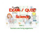 English powerpoint: HUMANS ARE LIVING ORGANISMS