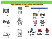 English powerpoint: The Three Little Pigs Activities - Part 3 - There is/ There are