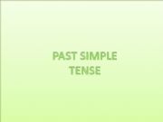 English powerpoint: PAST SIMPLE 