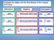 English powerpoint: Past simple