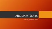 English powerpoint: Auxiliary Verbs