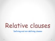 English powerpoint: relative clauses