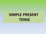 English powerpoint: SIMPLE PRESENT TENSE