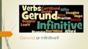 English powerpoint: Gerunds and Infinitives