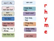 English powerpoint: rhyme and it has got