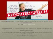 English powerpoint: Reported Speech (statements)