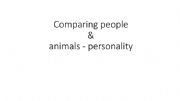 English powerpoint: Comparing People with Personality Types