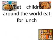 English powerpoint: FOOD AROUND THE WORLD
