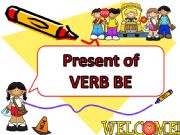 English powerpoint: PRESENT OF VERB BE