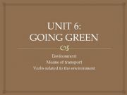 English powerpoint: Going Green