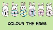 English powerpoint: Colour the Easter eggs