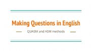 English powerpoint: Making Questions