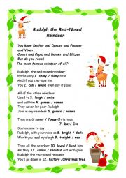 English powerpoint: Rudolph the red-nosed reindeer
