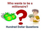 English powerpoint: Who wants to be millonaire? can can�t must mustn�t