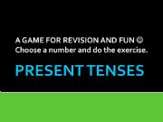 English powerpoint: JEOPARDY GAME: PRESENT SIMPLE & CONTINUOUS 