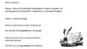 English powerpoint: Poetry, Similes & Metaphors