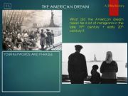 English powerpoint: The American Dream 3/4