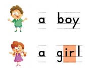 English powerpoint: Are you a girl? Yes, I am.