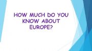 English powerpoint: QUIZ ON EUROPEAN UNION
