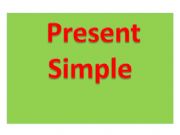English powerpoint: PRESENT SIMPLE